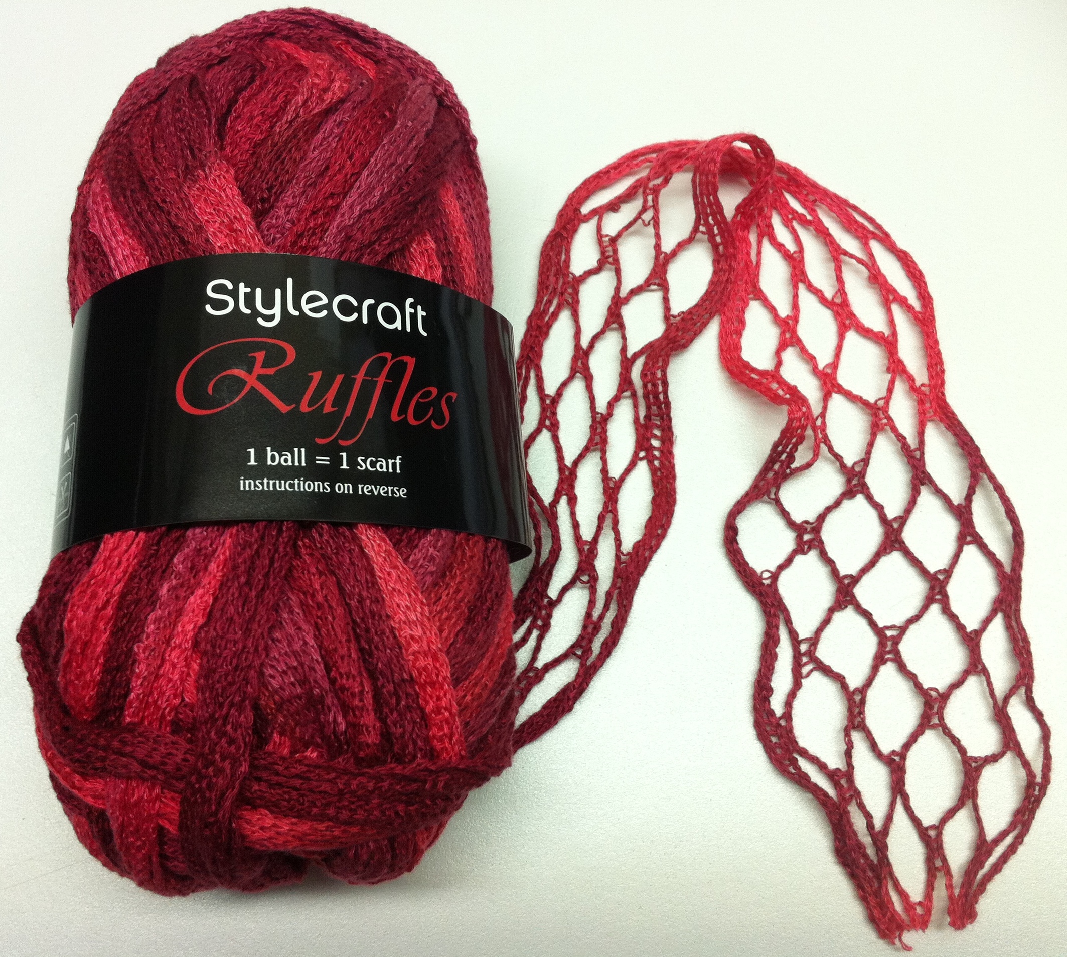Stylecraft Ruffles Chunky Scarf Knitting Wool Fashion Yarn 100g Machine